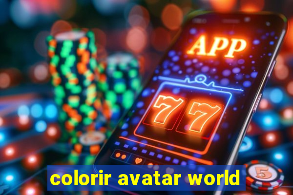 colorir avatar world